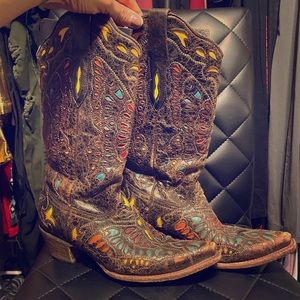Corral butterfly boots